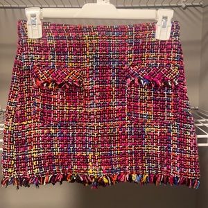 NWOT* Forever 21 Girls Multicolor Weave Skirt in Size 9/10